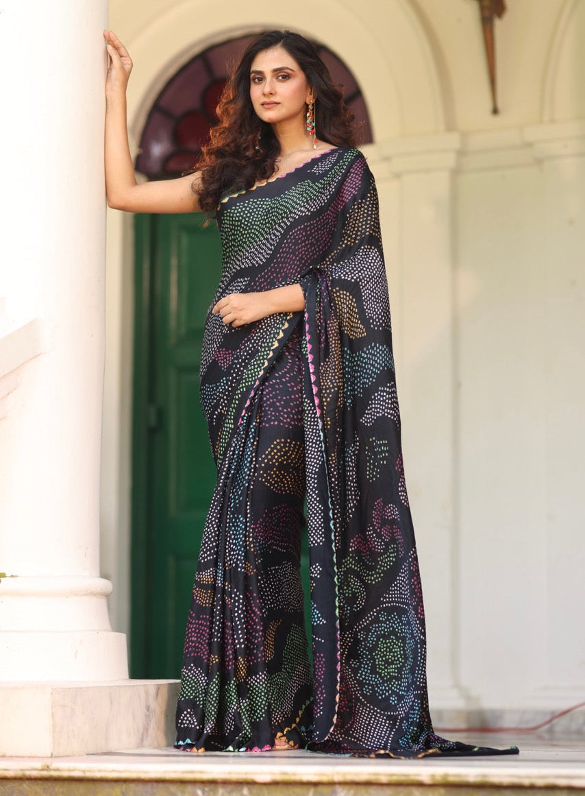 neelratna-black-pure-gajji-silk-bandhani-saree