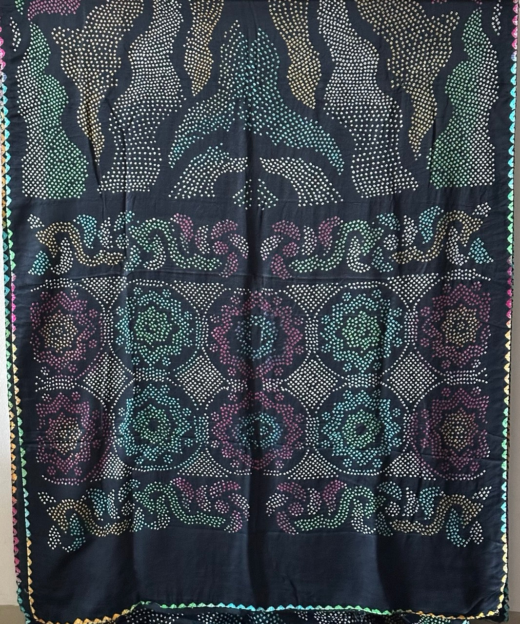 neelratna-black-pure-gajji-silk-bandhani-saree