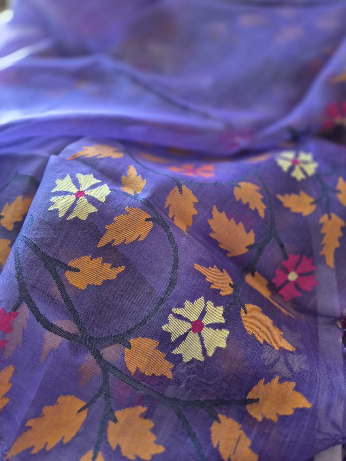 neon-blueish-purple-floral-handloom-muslin-silk-jamdani-dupatta