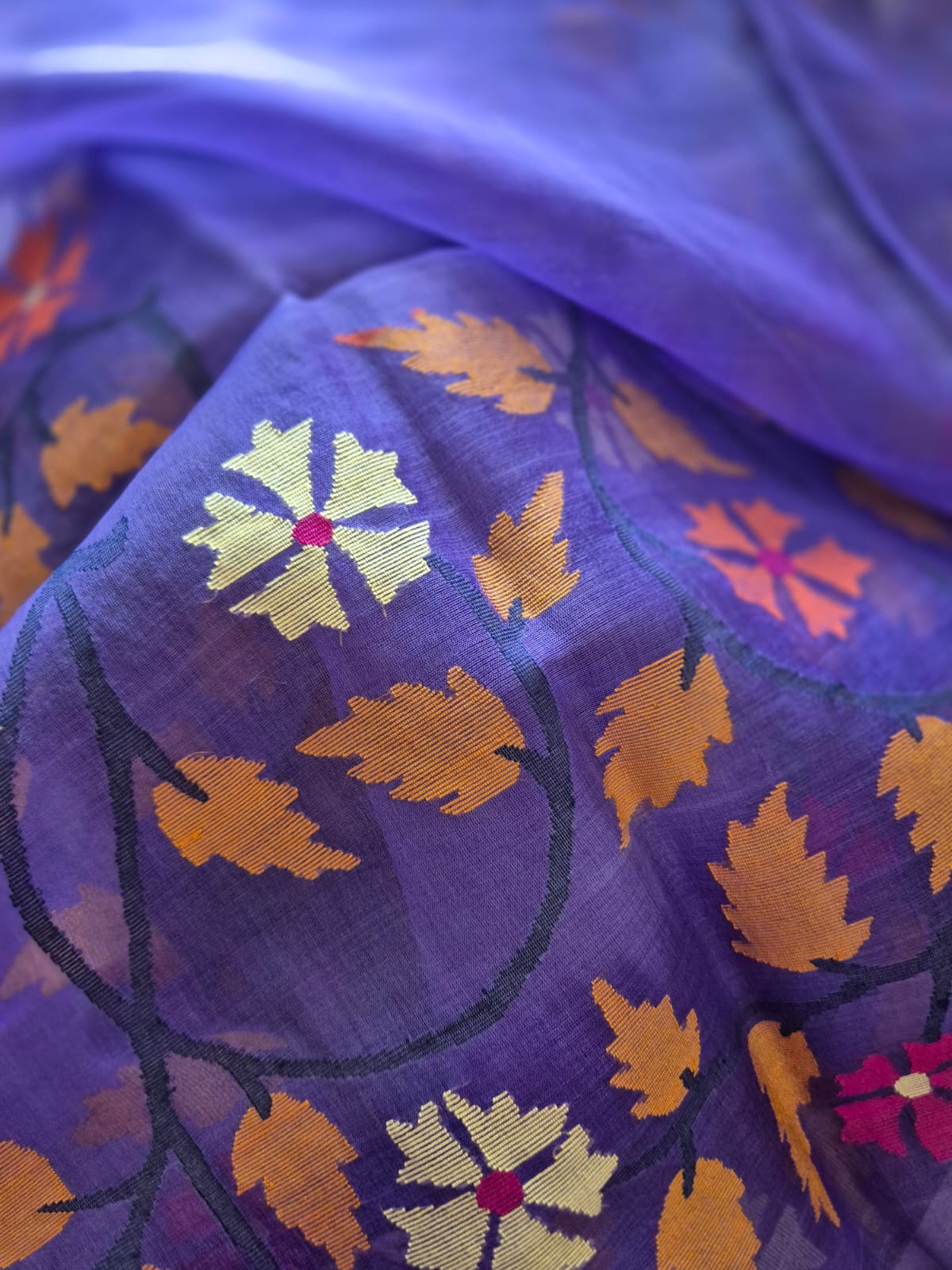 neon-blueish-purple-floral-handloom-muslin-silk-jamdani-dupatta