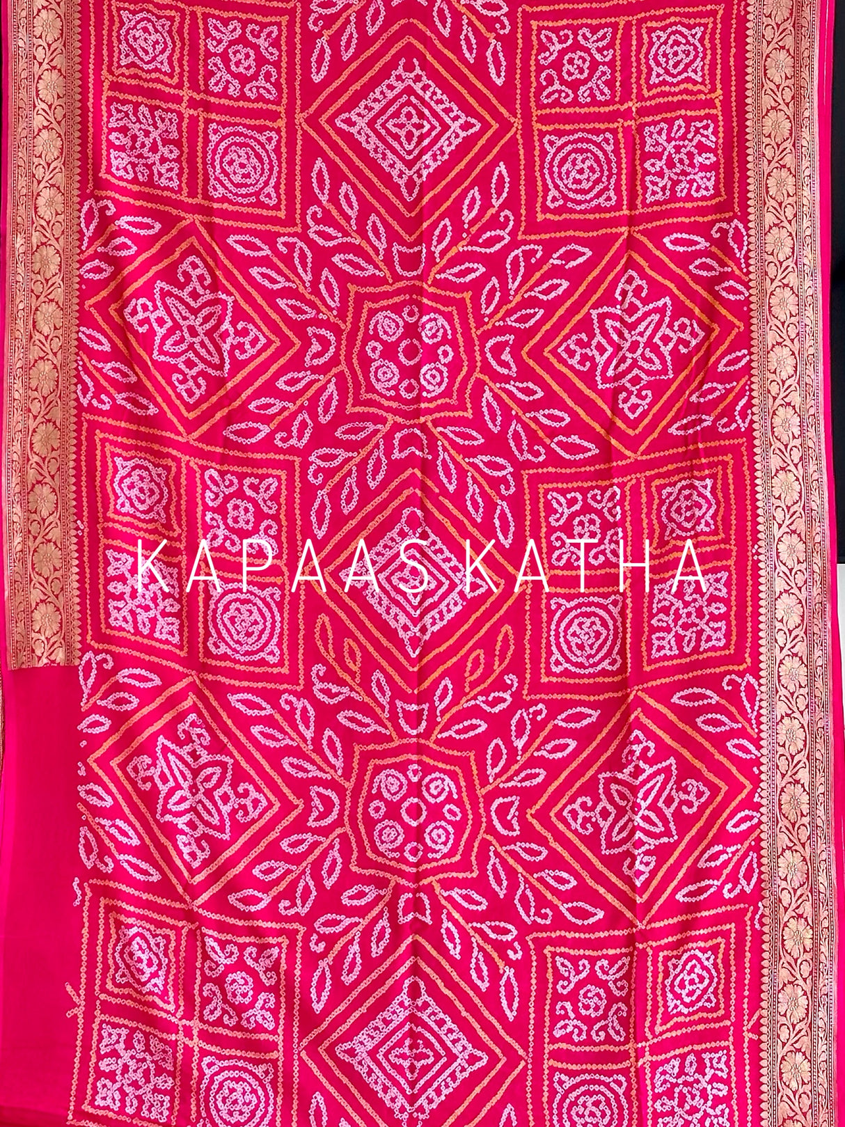 new-bandhani-handloom-banarasi-georgette-saree