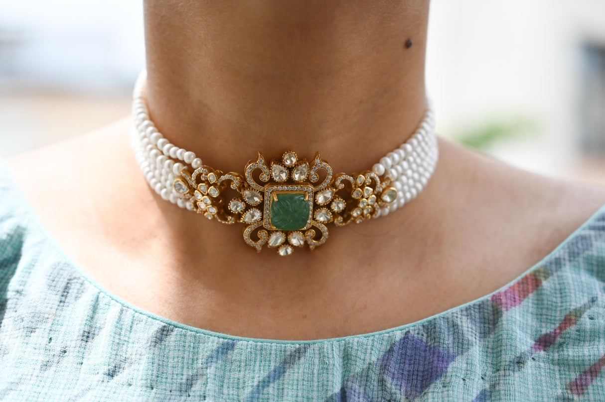 Nizam’s Grace Pearl Choker