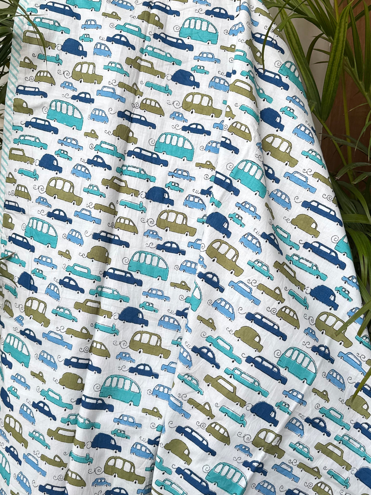 soft cotton flannel baby blanket block printed by jaipur artisans for retail and bulk gift orders