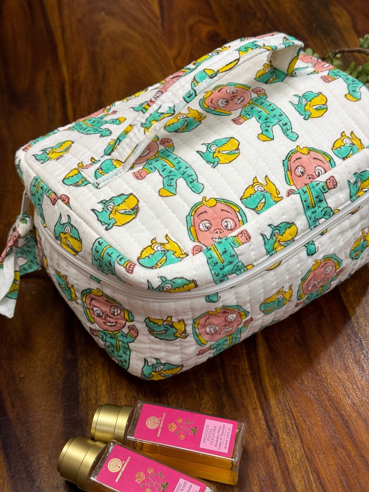 cocomelon cotton-quilted-cosmetic-pouch