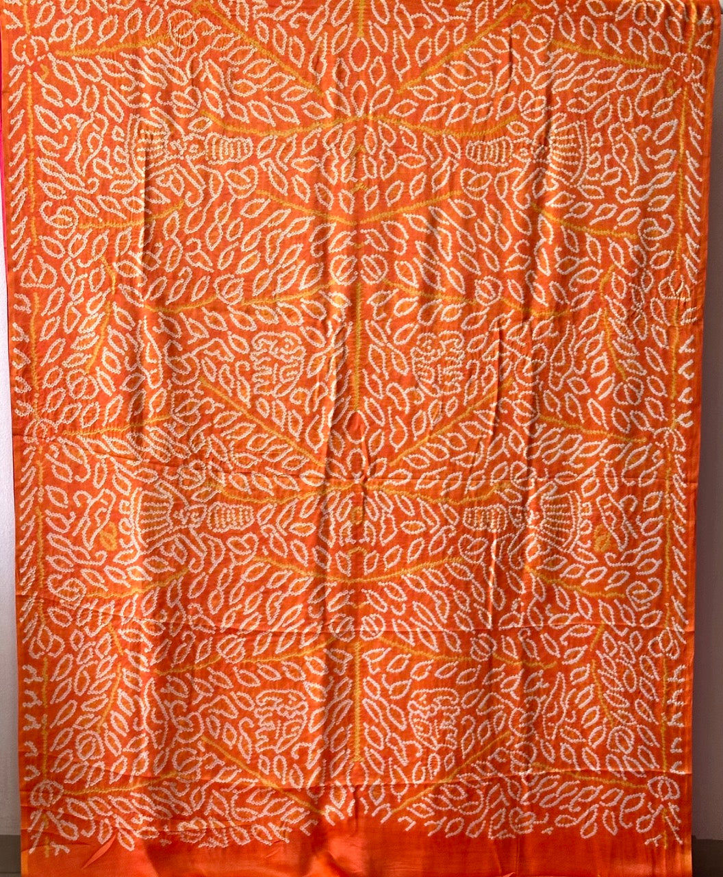 ombre-orange-pink-amba-daal-gajji-silk-bandhani-saree