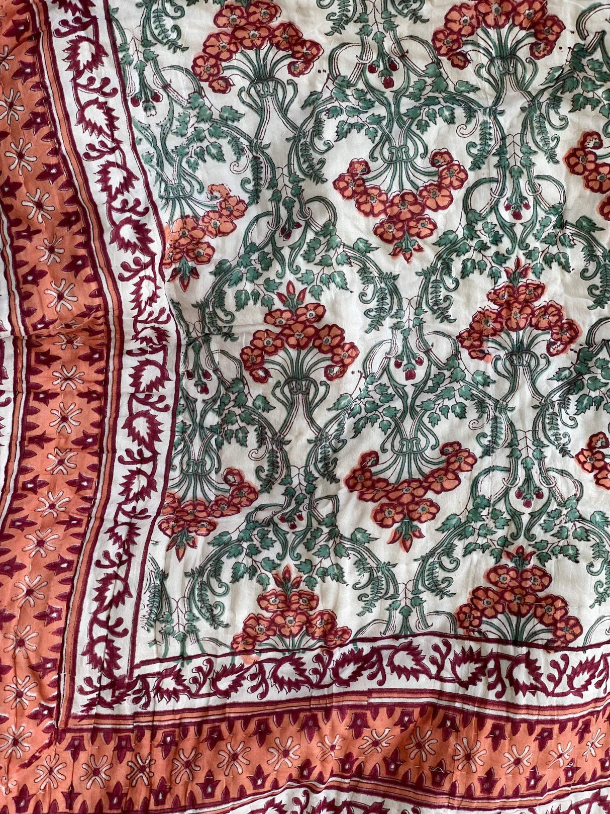 peach-color-king-cotton-quilt-side-view