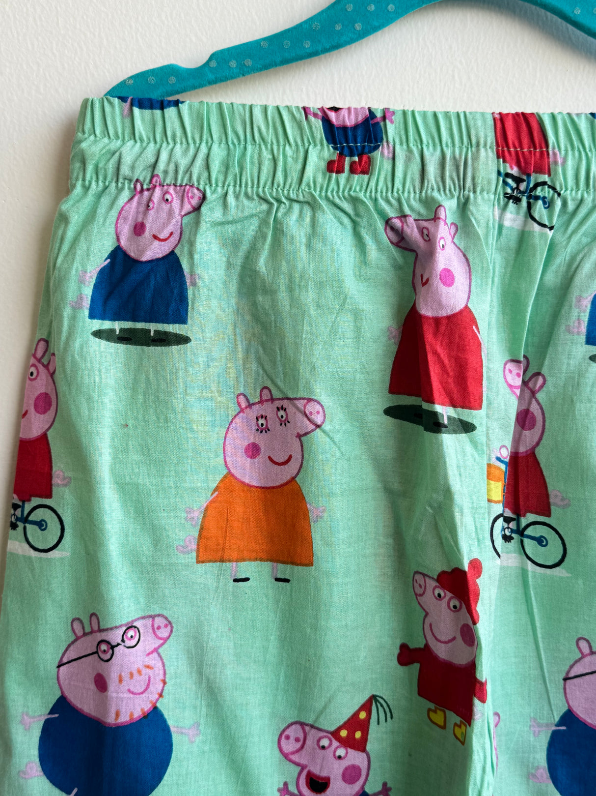 Green Peppa Pig Family Kids Night Suit Set