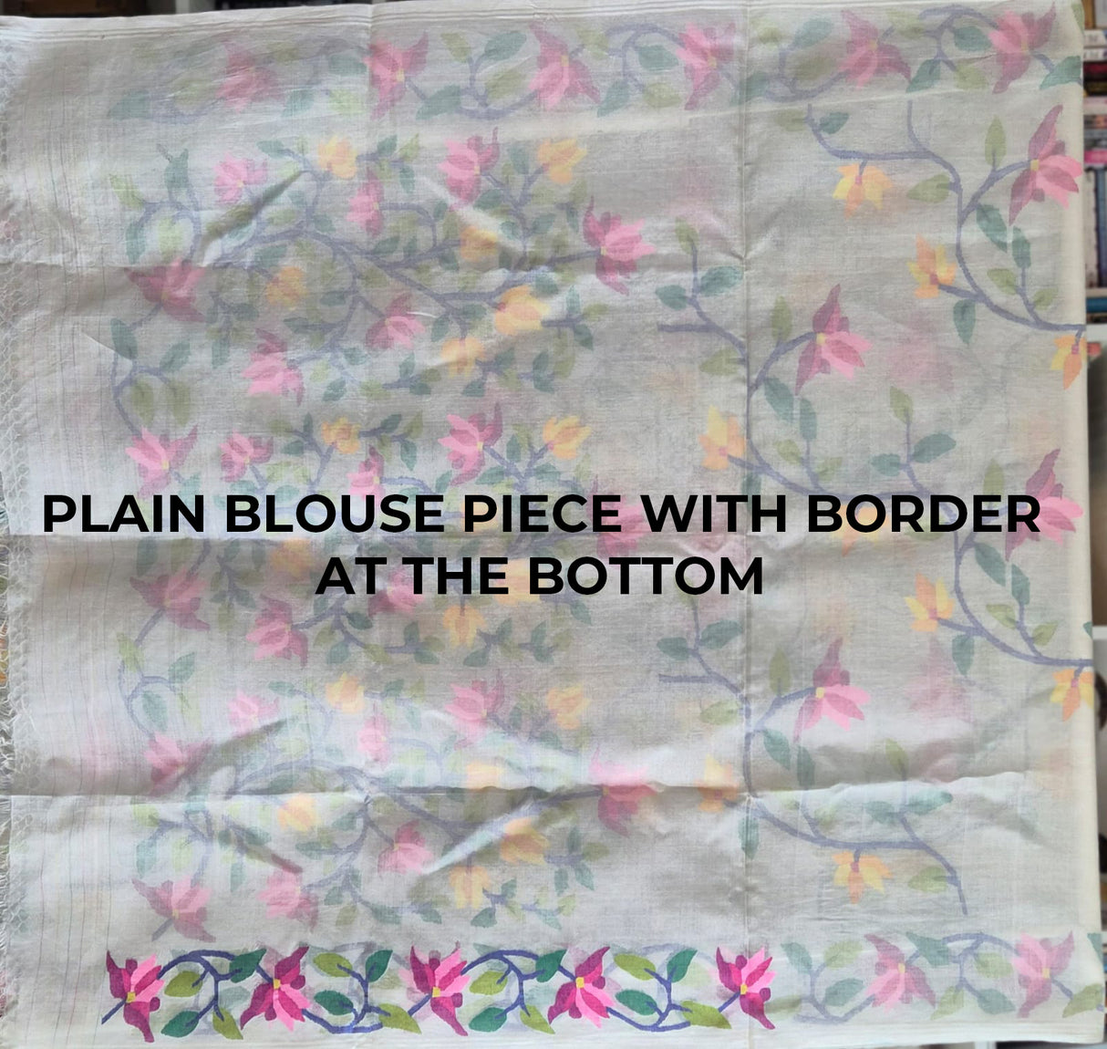 Phoolon Ki Boondein - Handloom Muslin Silk Saree with Jamdani weaving