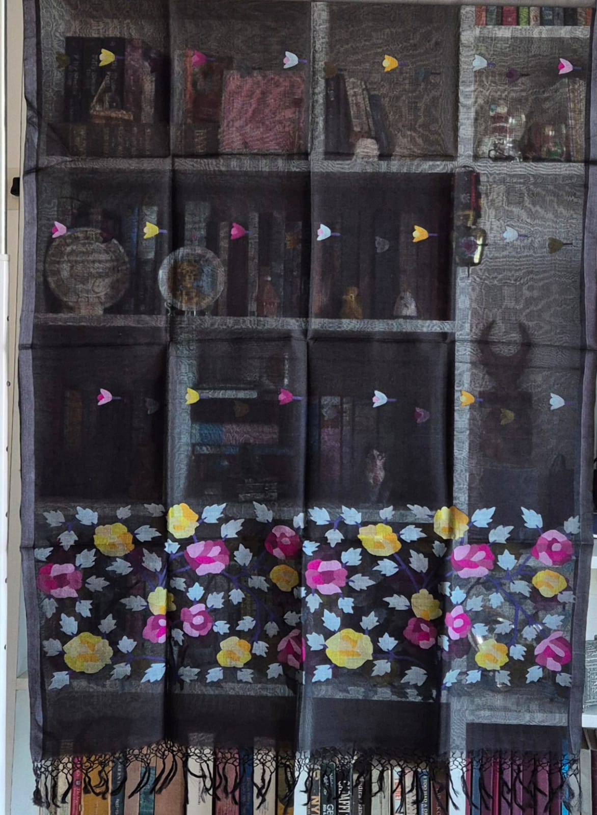 pink-and-yellow-flower-handloom-black-muslin-silk-jamdani-dupatta