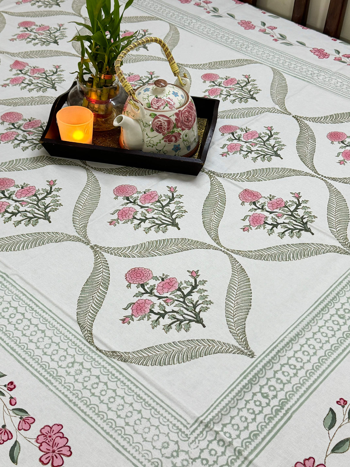 pink-floral-table-cloth-8-seater-side-view
