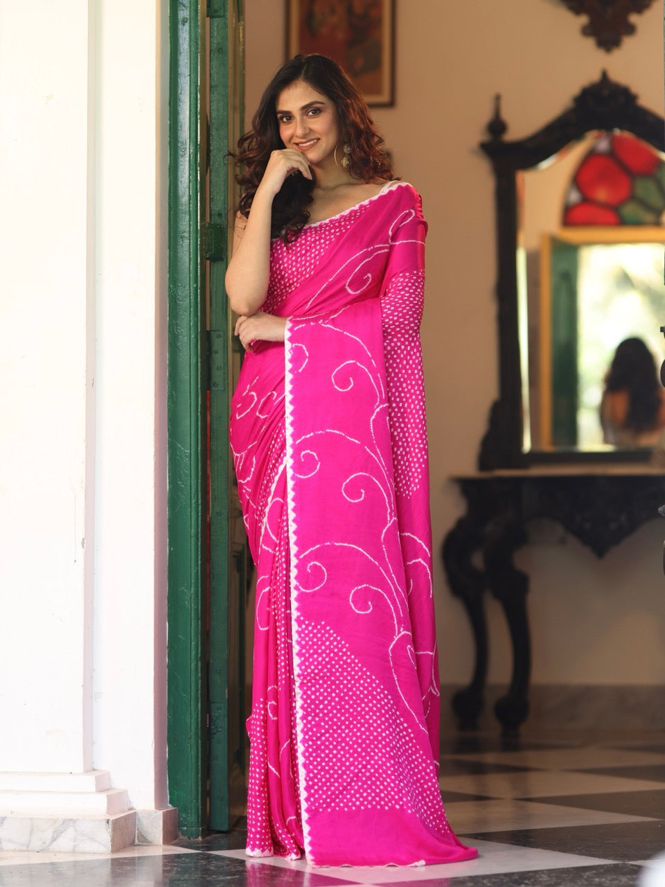 pink-symphony-pure-gajji-silk-bandhani-saree
