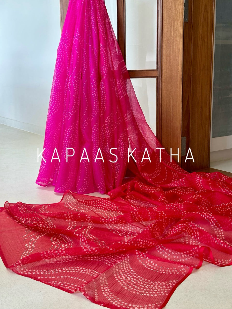 Bandhani Kota silk saree