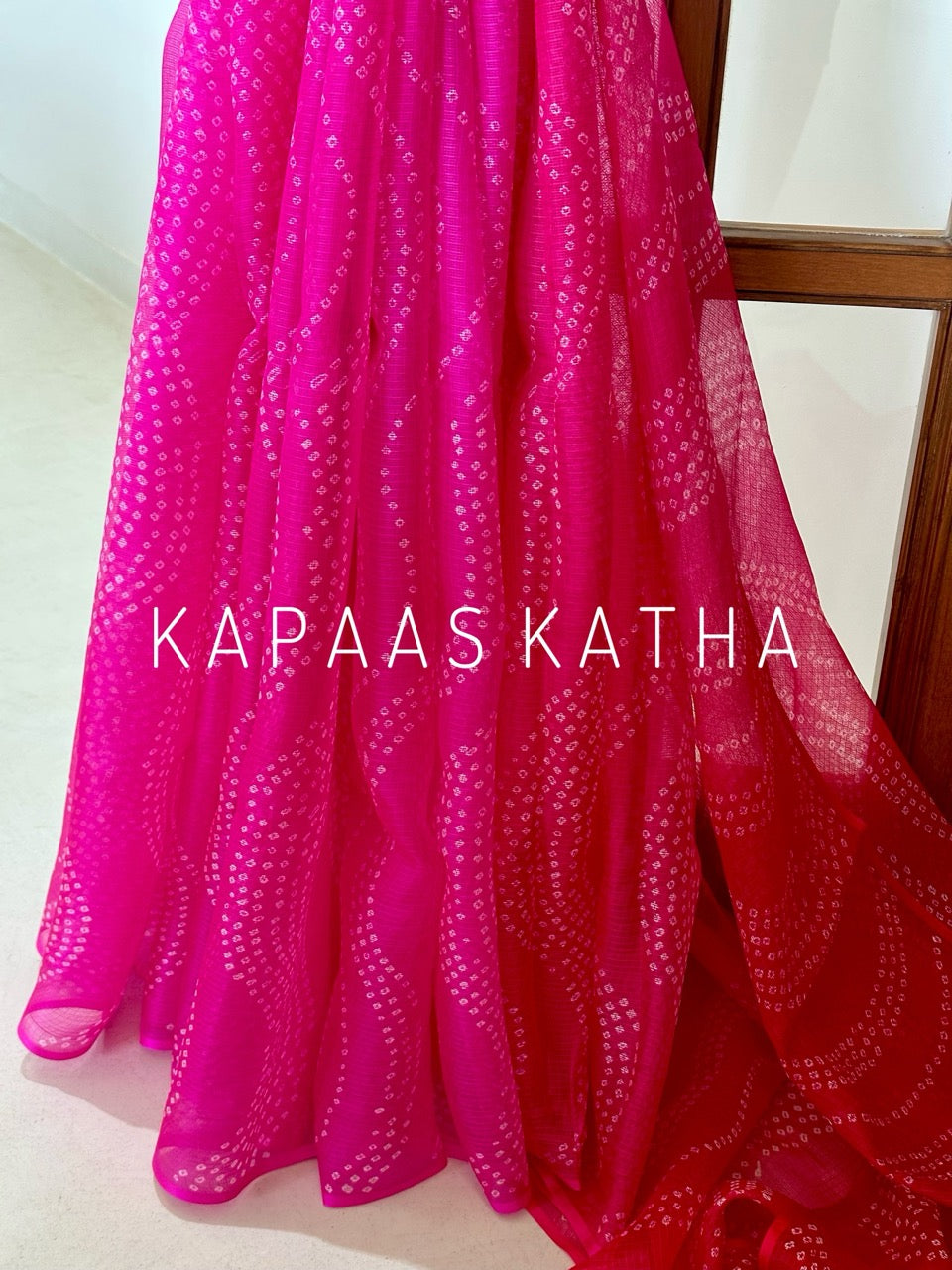 Bandhani Kota silk saree