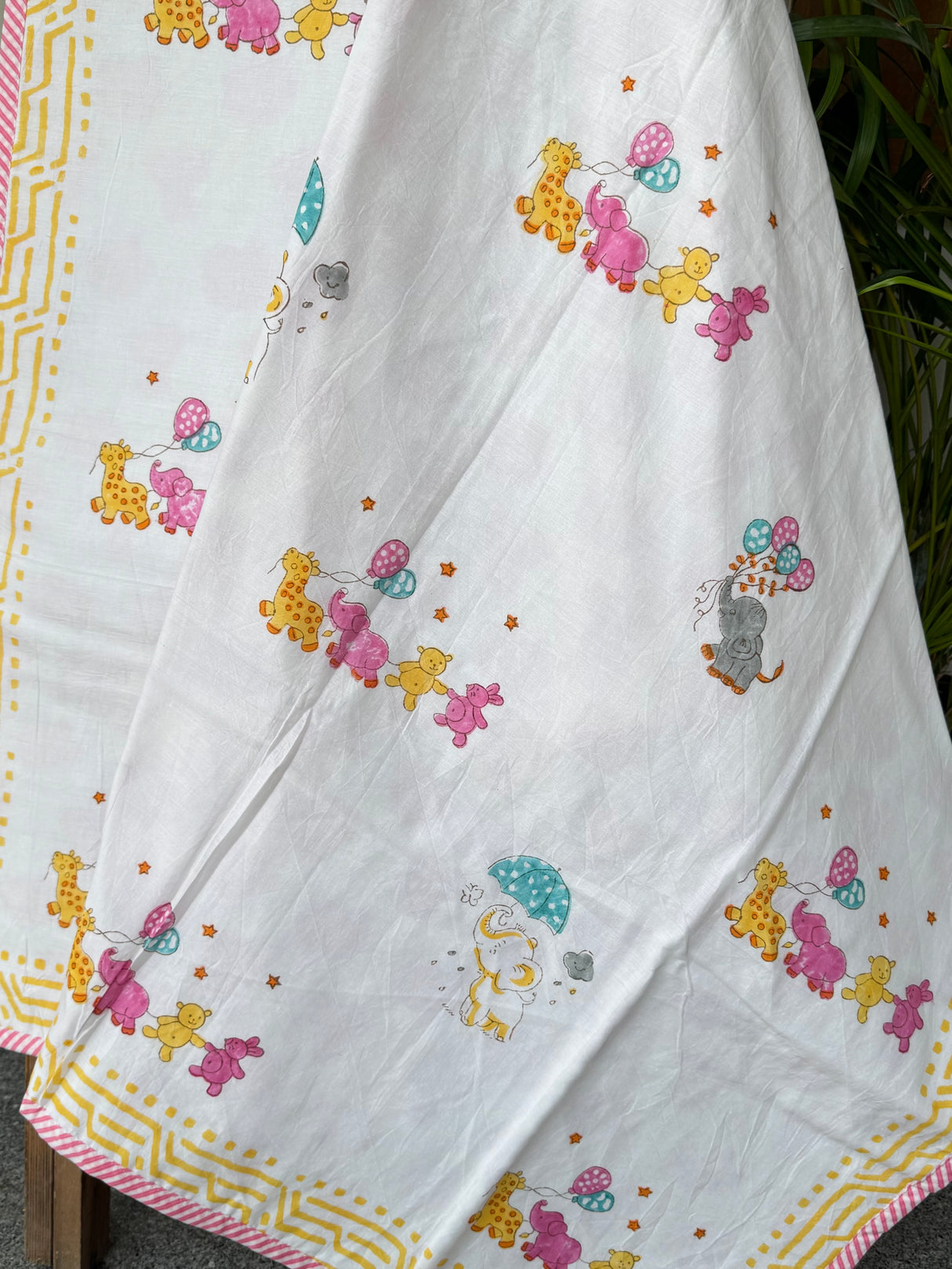 exclusive kids dohar elephant theme mulmul cotton duvet AC blanket Arab Gulf region wholesale and retail