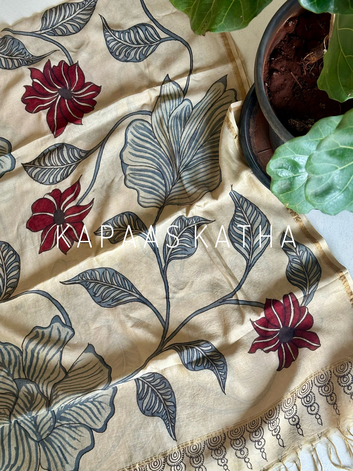 printed-floral-chanderi-cotton-silk-kalamkari-dupatta