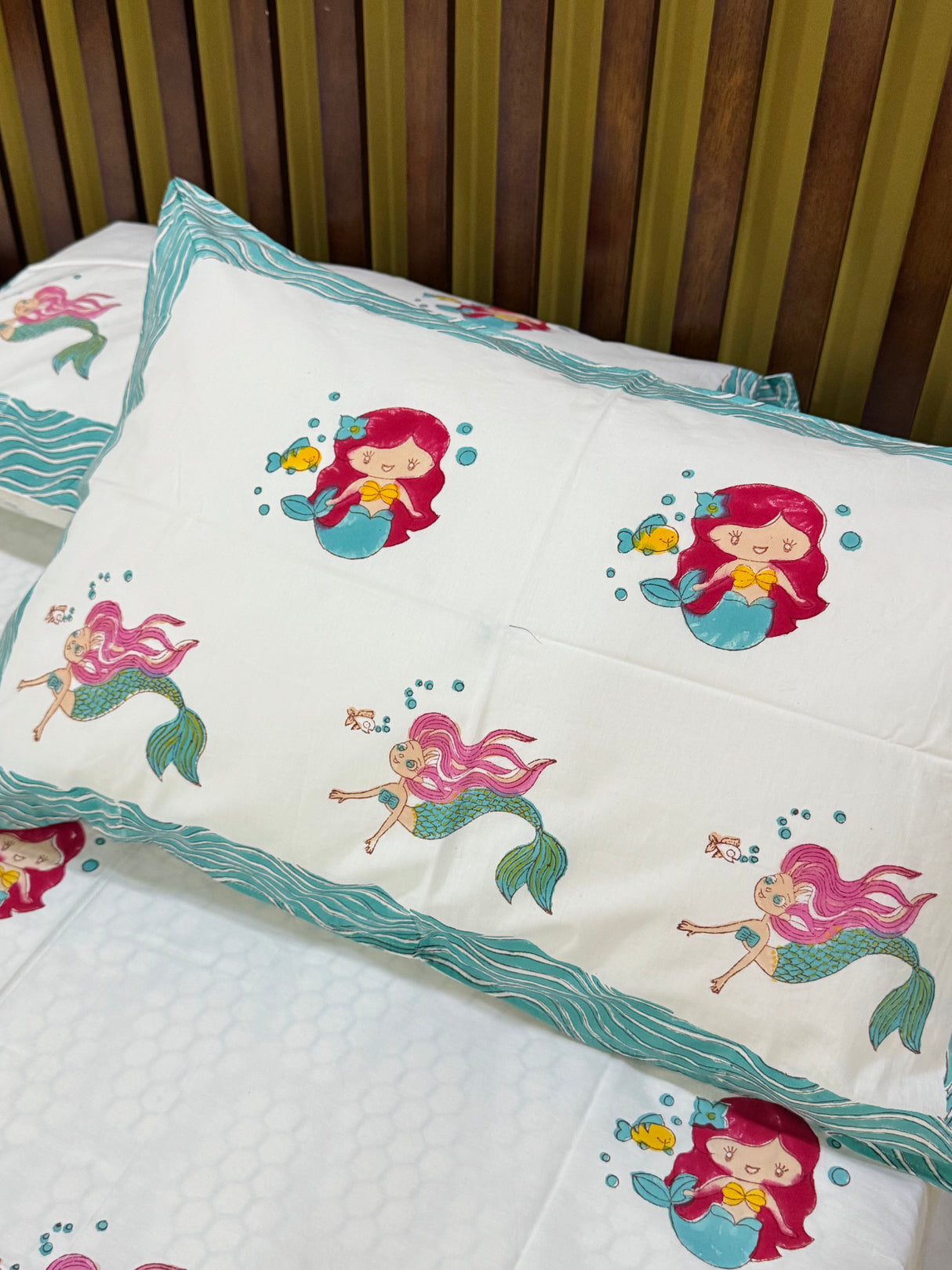 printed-mermaid-bliss-pure-cotton-kids-bedsheet-handblock