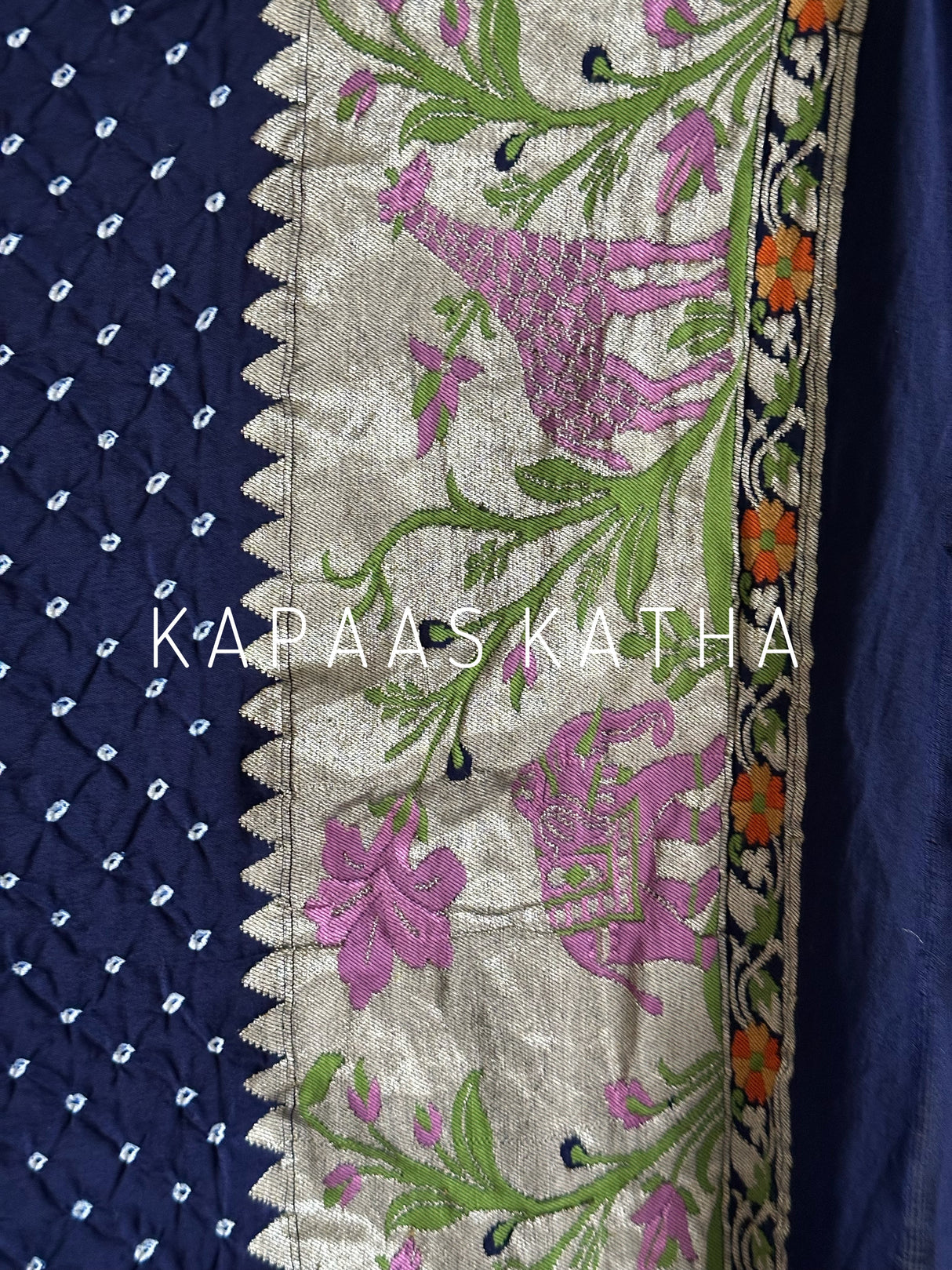 pure-bandhani-handloom-georgette-saree