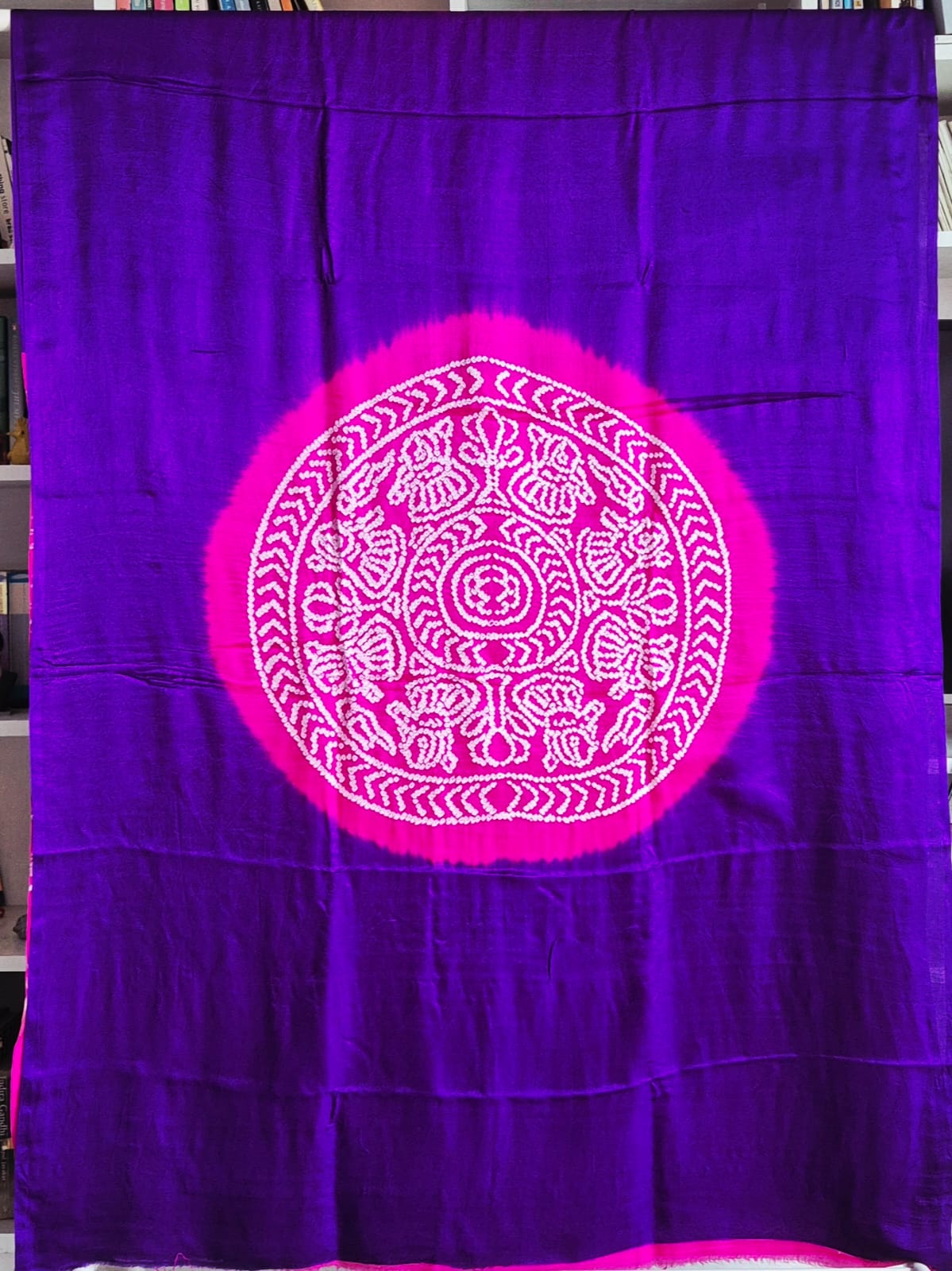 pure-gajji-silk-violet-pink-rasmandal-circle-bandhani-saree
