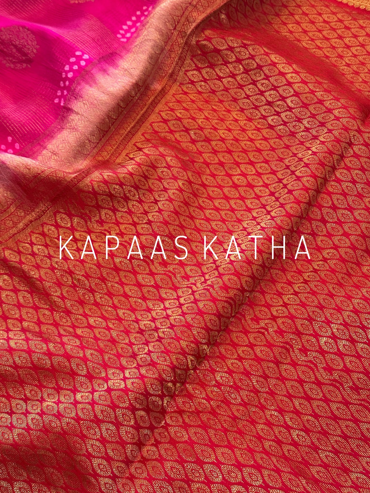 pure-silk-bandhani-kanjivaram-saree