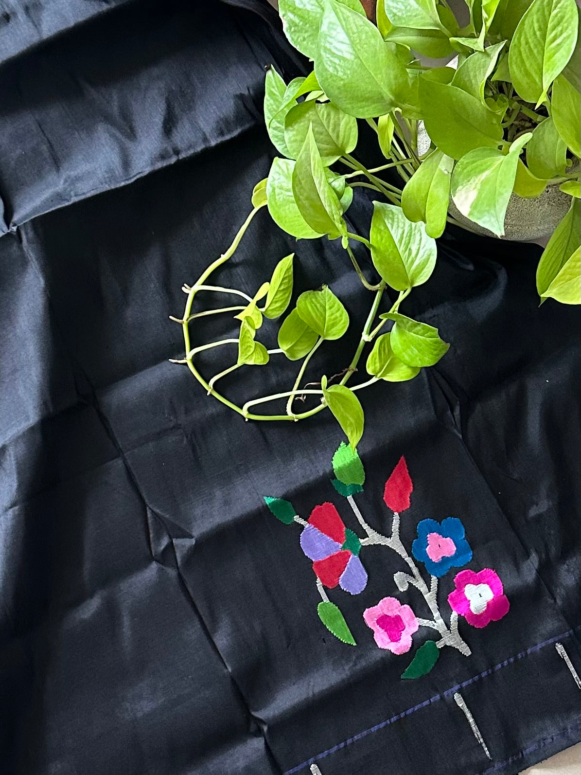 Pushp – Handloom Pure Silk Paithani Blouse Piece