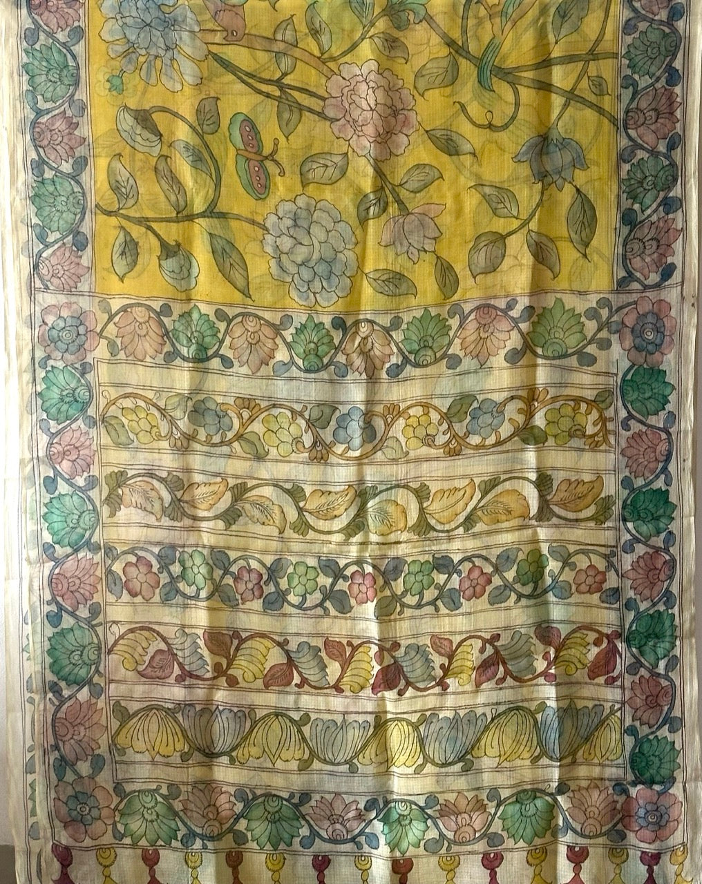 pushpakatha-handcrafted-kota-silk-kalamkari-saree