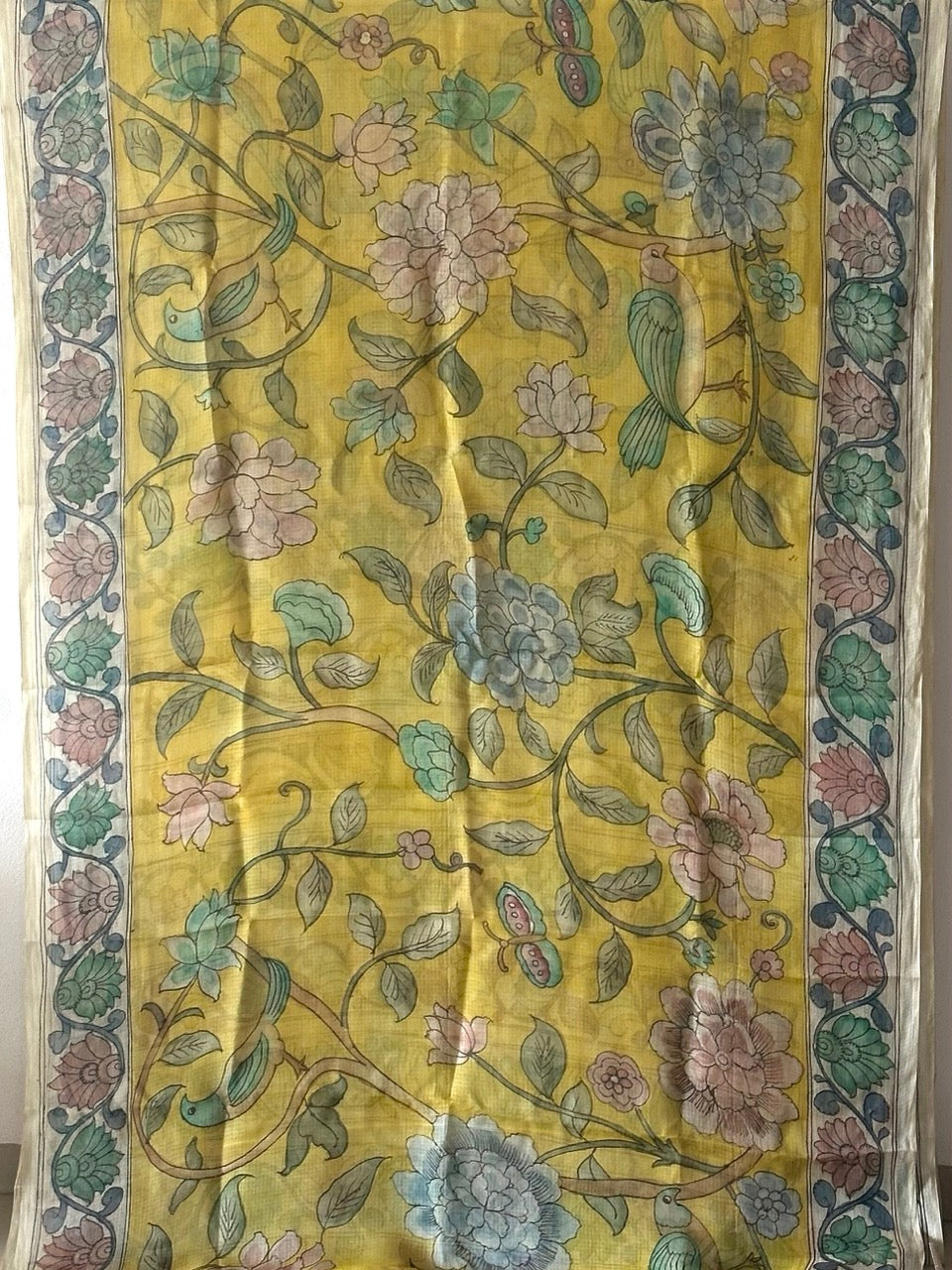 pushpakatha-handcrafted-kota-silk-kalamkari-saree