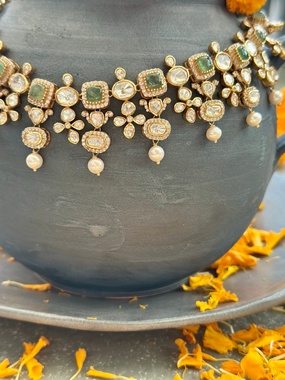 timeless-moissanite-polki-necklace-stylish-jewellery