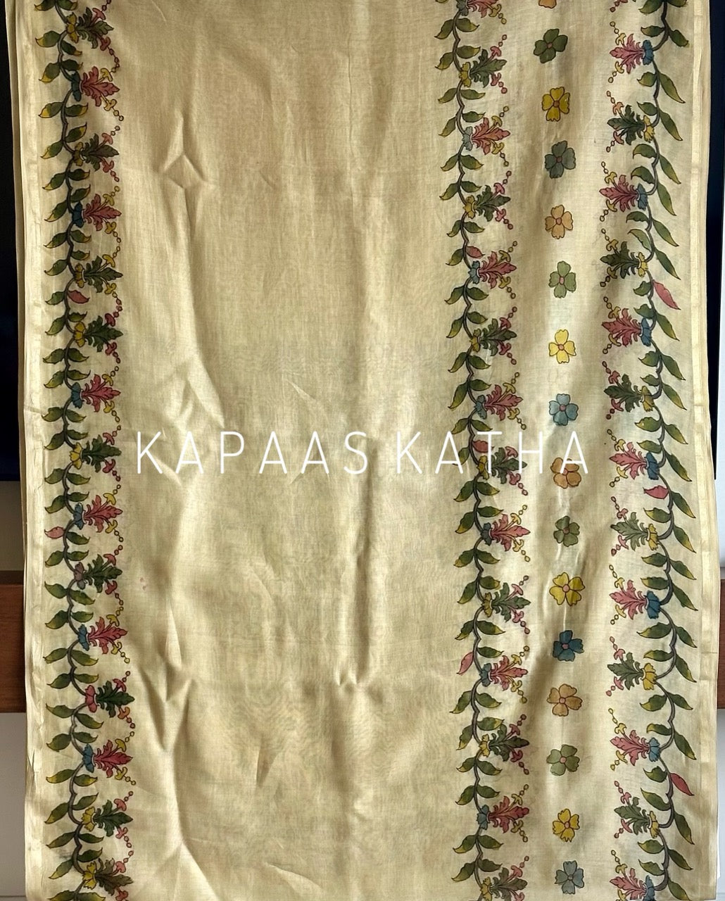 Rangayan - Chanderi Cotton Silk Kalamkari Saree