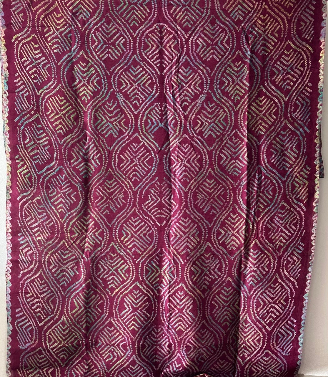 rangdeep-crimson-munga-silk-bandhani-saree-with-multicoloured-bandhani