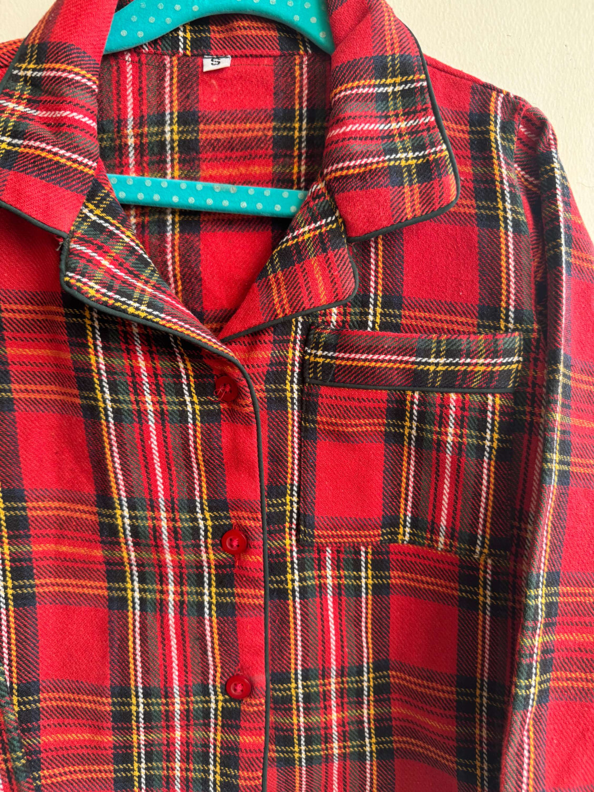 red-black-check-winter-night-suit-for-kids