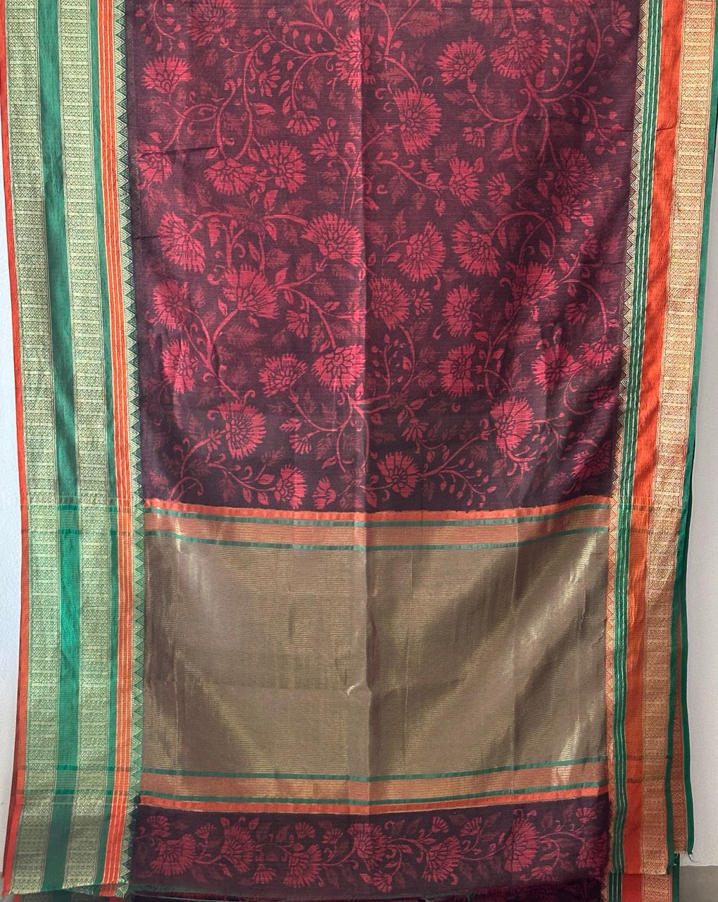 red-black-kota-cotton-kalamkari-saree-border-view