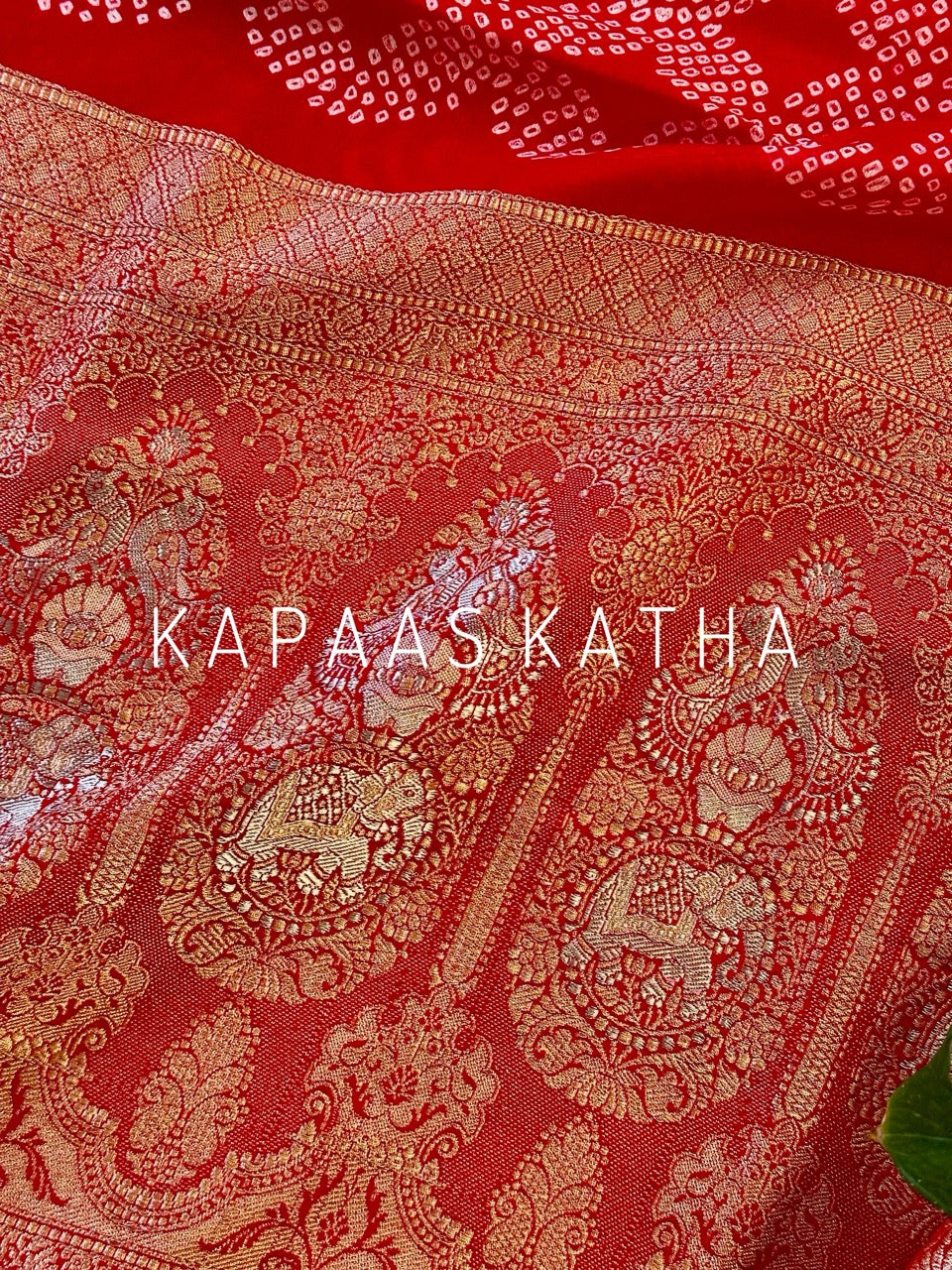 red-exquisite-handloom-banarasi-georgette-bandhani-saree