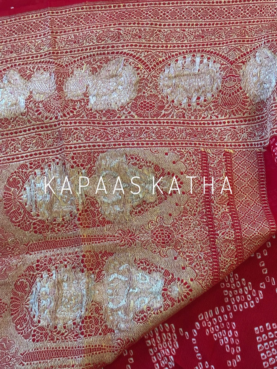 red-exquisite-handloom-banarasi-georgette-bandhani-saree