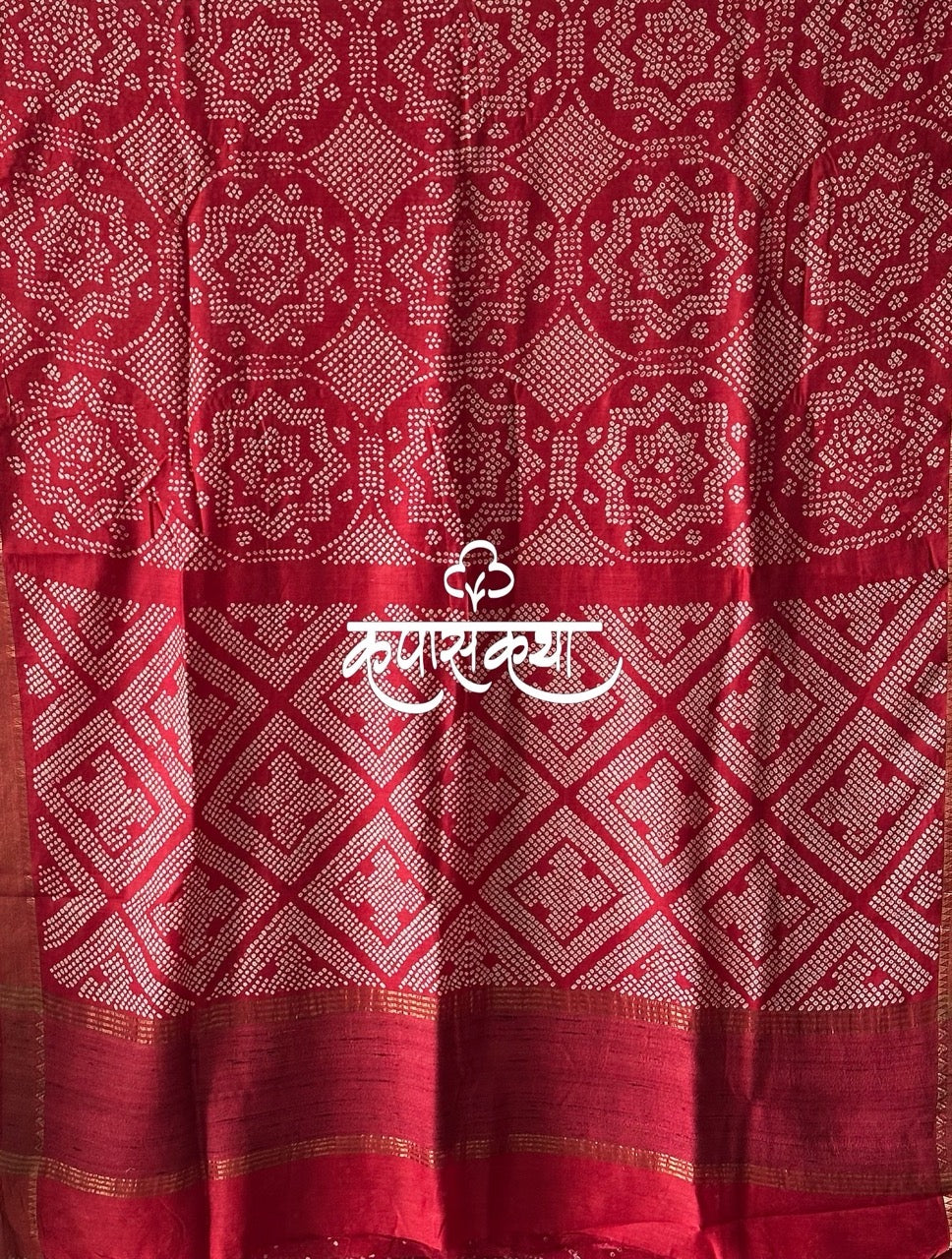 red-reverie-munga-silk-bandhani-saree