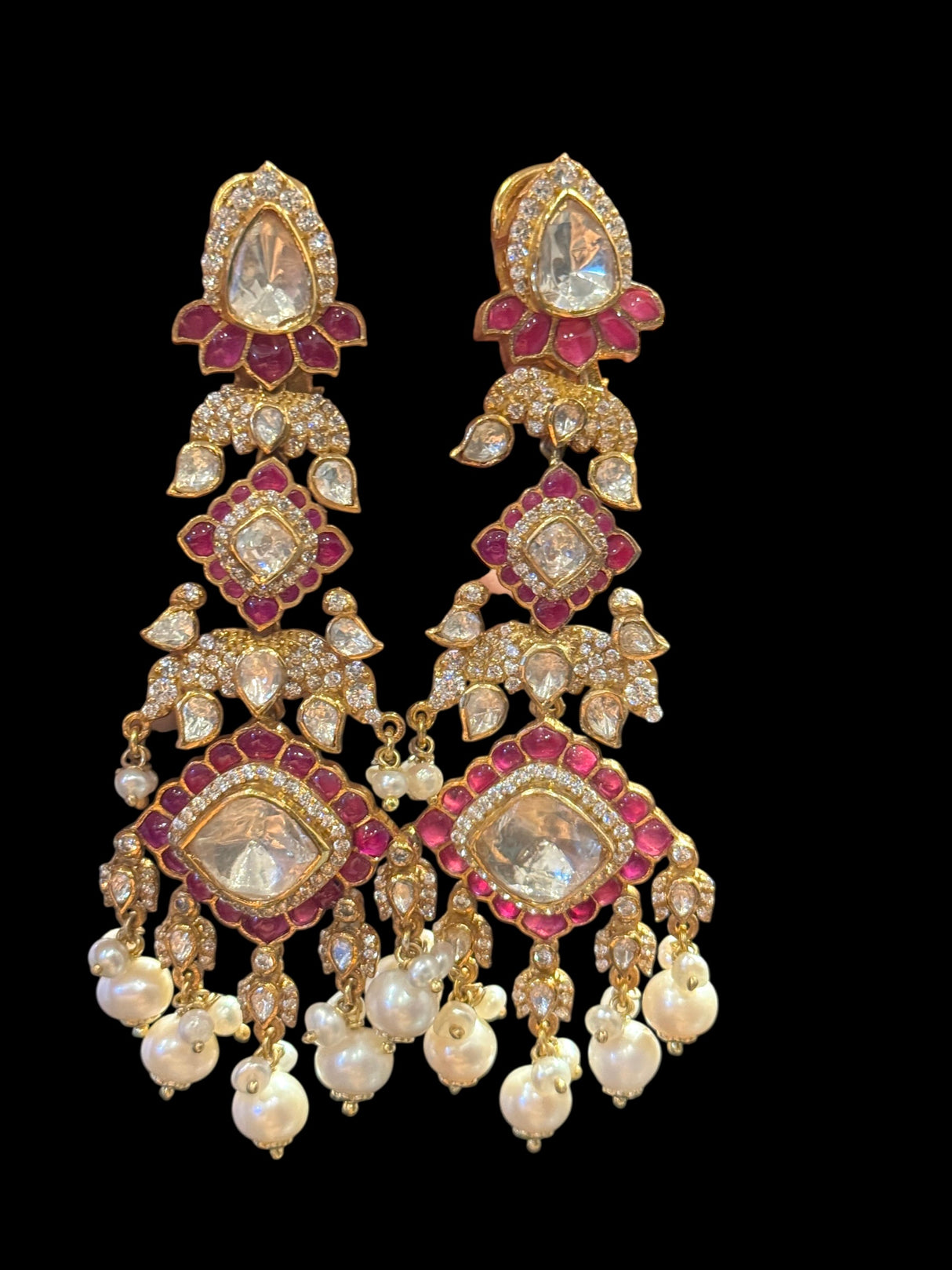 ruby-radiance-moissanite-cocktail-earrings