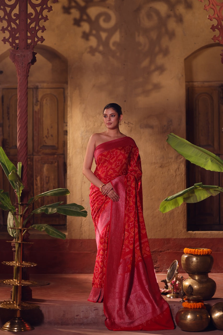sindoori-kadhua-pure-banarasi-georgette-crepe-bandhani-saree