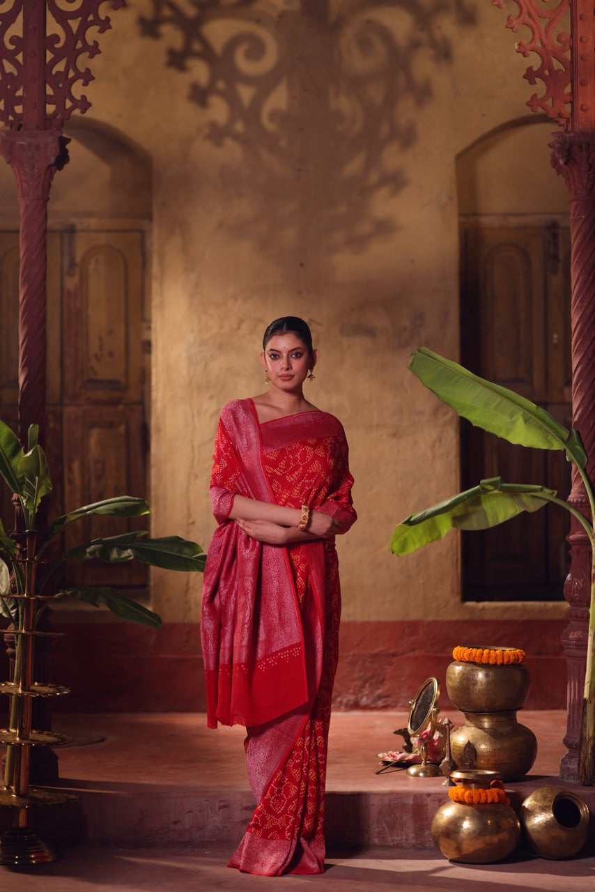 sindoori-kadhua-pure-banarasi-georgette-crepe-bandhani-saree