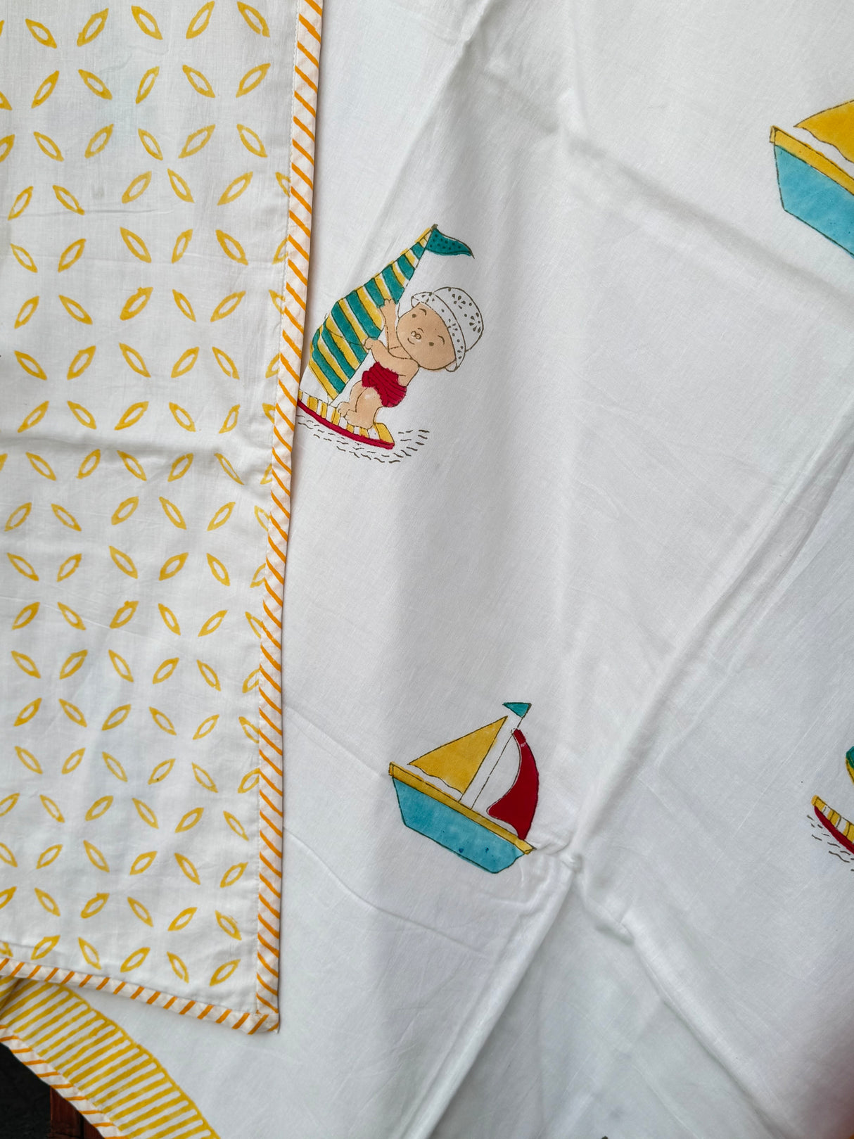 eco friendly cotton dohar for toddlers lightweight breathable fabric