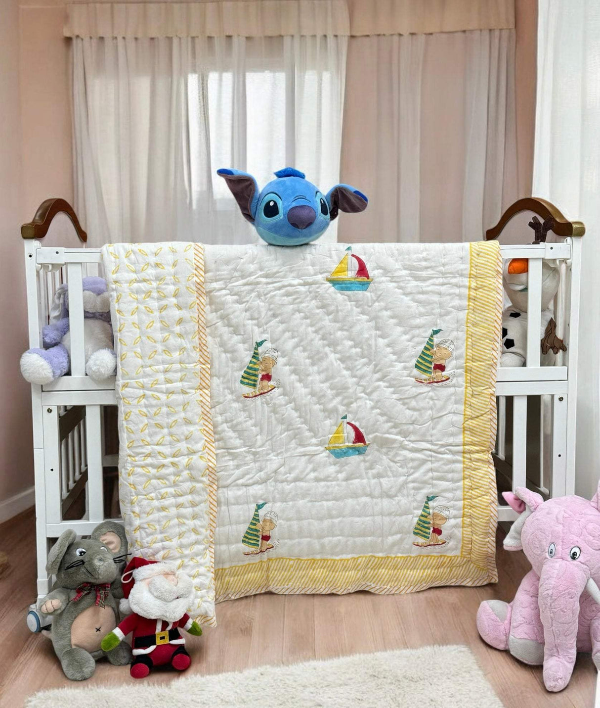premium breathable cotton quilt for boys made by artisans of Jaipur perfect for retail and wholesale orders in UK and UAE