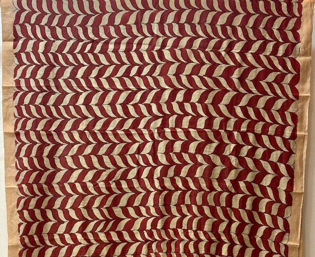 stylish-handloom-matka-silk-kalamkari-saree