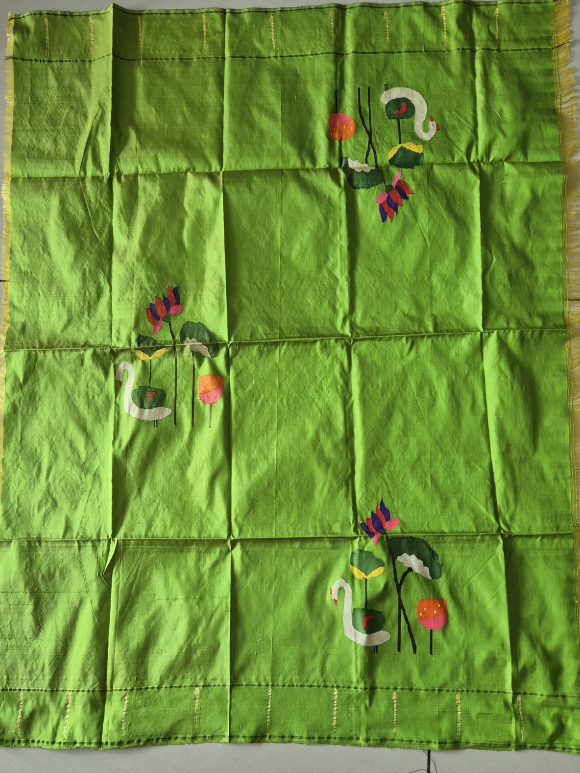 swan-lotus-handloom-silk-paithani-blouse-piece-90cm