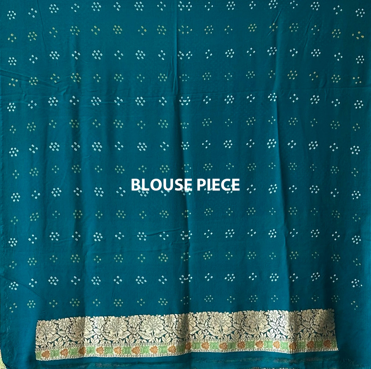 teal-elegance-pure-banarasi-georgette-bandhani-saree-with-a-delicate-meenakari-border