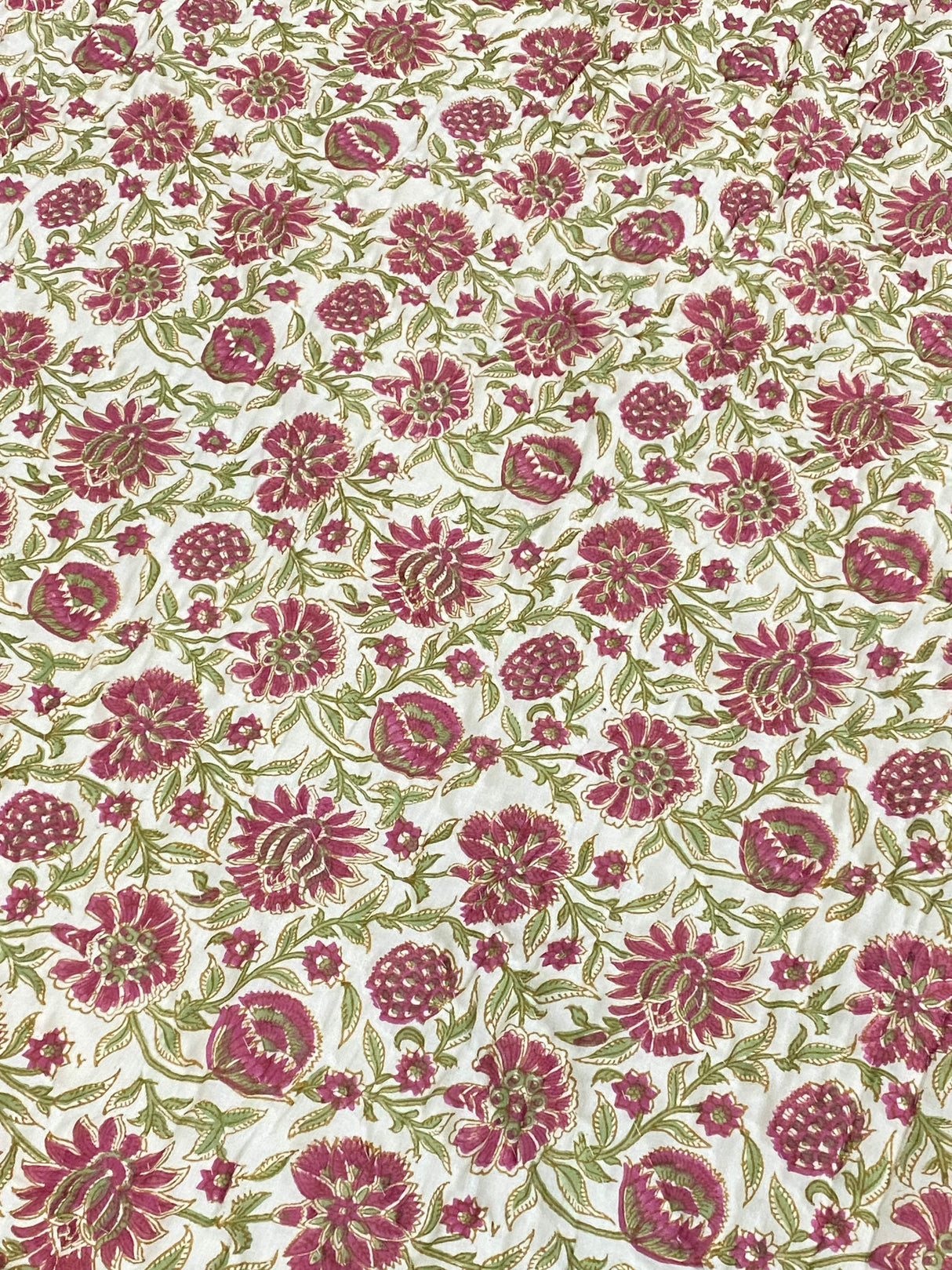 tree-theme-flower-king-cotton-quilt-front-view