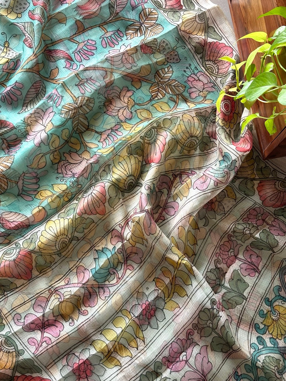 whispers-of-the-wild-handcrafted-kota-silk-kalamkari-saree