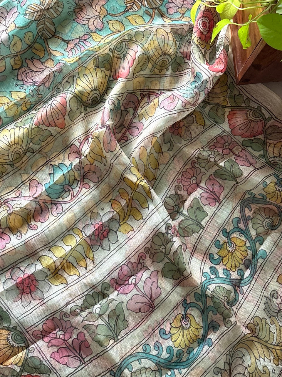 whispers-of-the-wild-handcrafted-kota-silk-kalamkari-saree