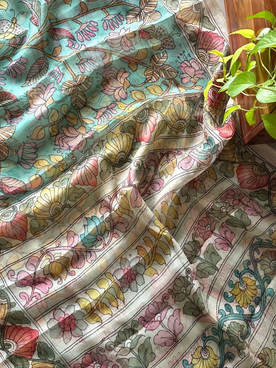 whispers-of-the-wild-handcrafted-kota-silk-kalamkari-saree