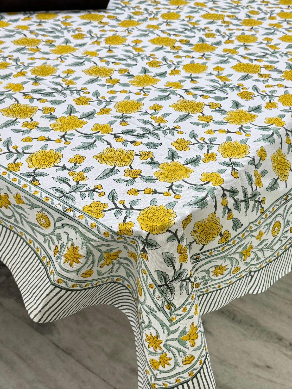 yellow-floral-table-cloth-8-seater-side-view