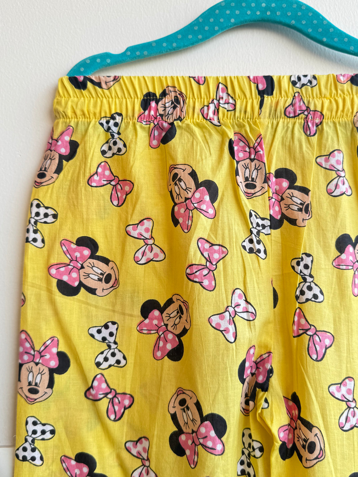 Yellow Minnie Mouse Kids Night Suit Set