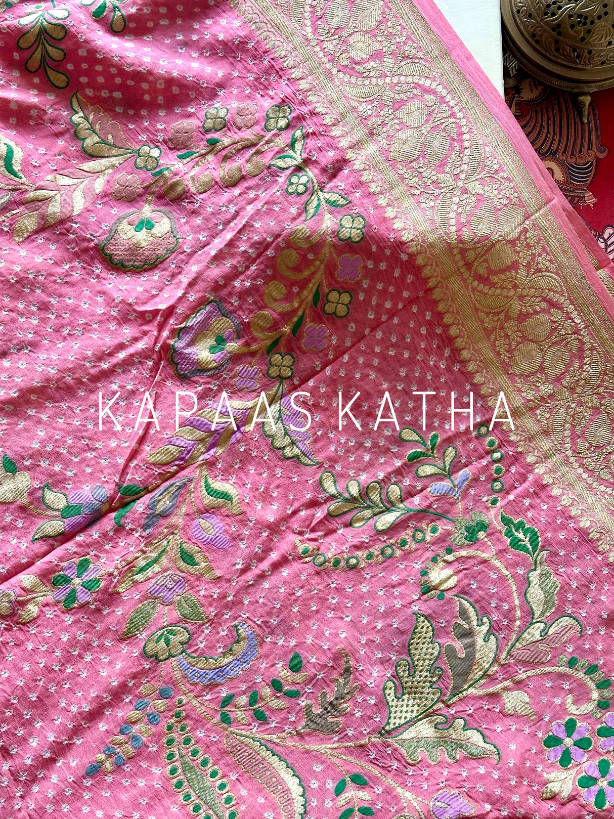 zari-whisper-bandhani-pure-banarasi-georgette-saree