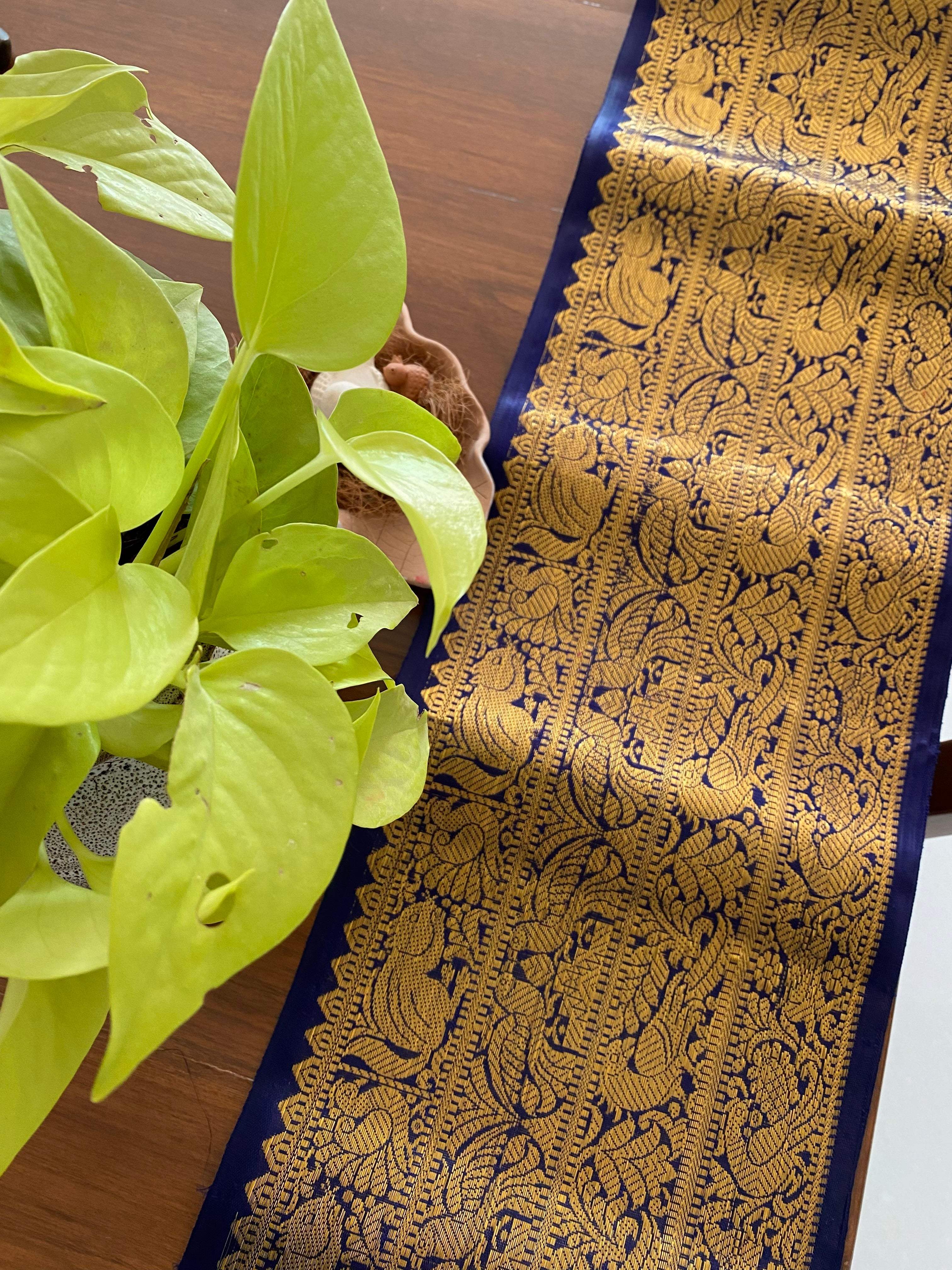 Pure Handloom Silk Kanjivaram Border (Price 1600 Per Meter)